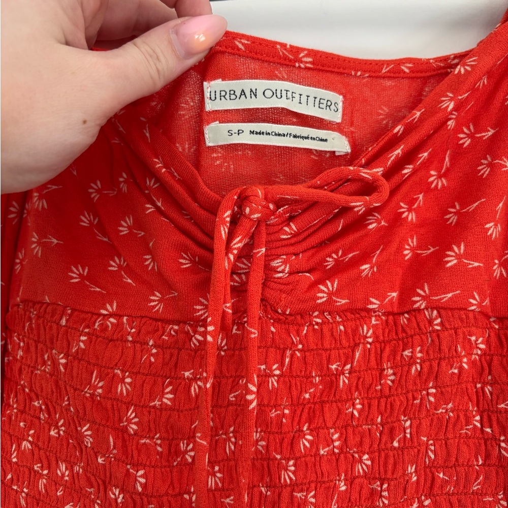Urban Outfitters Floral Cropped Blouse - Picture 7 of 7